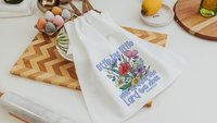 Exodus 23 faith kitchen towels Bible verse gifts, Christian kitchen decor, wildflower kitchen hand towels for women, Christian gifts for Mom