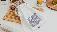 act justly love mercy walk humbly Christian kitchen towels for every season, religious Christmas gifts for godmother, faith based kitchen