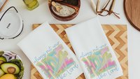 hope in the Lord kitchen towels, religious kitchen decor, faith gifts for her, Bible verse Christian gifts for women inspirational hand