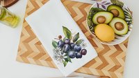 berry kitchen towel for summer, fruit kitchen decor, huckleberry gift set, huckleberry decor, cottagecore hand towel, bilberry blueberries