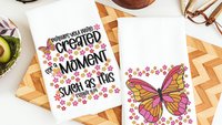 perhaps you were created for Esther 4 14 kitchen towels for bridal shower, Christian kitchen finds, faith gift for her, floral kitchen decor
