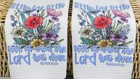 Exodus 23 faith kitchen towels Bible verse gifts, Christian kitchen decor, wildflower kitchen hand towels for women, Christian gifts for Mom