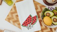 watermelon festival watermelon kitchen towels for summer hand towels for bathroom, fruit kitchen decor, Florida watermelon Florida gifts for