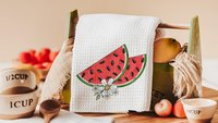 watermelon festival watermelon kitchen towels for summer hand towels for bathroom, fruit kitchen decor, Florida watermelon Florida gifts for