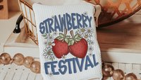 strawberry kitchen towel for mom, berry good time strawberry festival summer vibes fruit kitchen decor, cute hand towels for bathroom, best