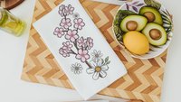 cherry blossom festival Sakura kitchen towels for summer hand towels for bathroom, Japanese aesthetic floral kitchen decor, Washington DC