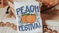 peach festival fruit kitchen towels for summer hand towels for bathroom, sweet as a peach kitchen decor, moving to Georgia gifts, Michigan