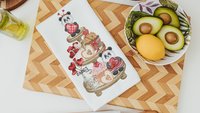 cute panda bear Valentines Day dish towel, home decor gift kitchen towels for Valentines panda hand towels for couples, Galentines Day gifts