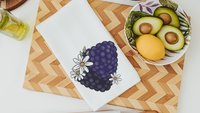 blackberry festival kitchen towels, fruit kitchen decor, blackberry gifts, summer kitchen accessories, cute hand towels bathroom set, powder