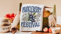 berry kitchen towel for summer, fruit kitchen decor, huckleberry gift set, huckleberry decor, cottagecore hand towel, bilberry blueberries