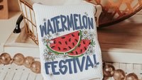 watermelon festival watermelon kitchen towels for summer hand towels for bathroom, fruit kitchen decor, Florida watermelon Florida gifts for
