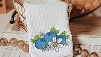 blueberry festival blueberry kitchen towel for summer hand towels for bathroom, Maine blueberries fruit kitchen decor, Florida blueberry