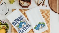 blueberry festival blueberry kitchen towel for summer hand towels for bathroom, Maine blueberries fruit kitchen decor, Florida blueberry