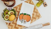 peach festival fruit kitchen towels for summer hand towels for bathroom, sweet as a peach kitchen decor, moving to Georgia gifts, Michigan