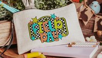 Field day pencil case for kids, school supplies for girls, first day of school gift for students, pencil pouches with zipper, 1st grade gift