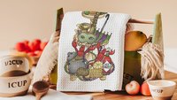 Mardi Gras kitchen towel holiday home decor gifts for her, Fat Tuesday hand towels for bathroom, crawfish boil party supplies, Cajun kitchen