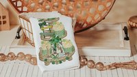 St Patricks day kitchen towel holiday home decor gifts for women, St Pattys day hand towels for bathroom, lucky horseshoe wedding gifts for