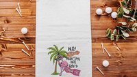 born to stand out flamingo golf towel with hook, cute golf bag accessories for her, golfer bff gifts for women, golf ball towel with grommet