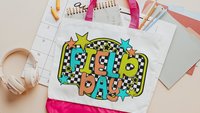 field trip tote bags for teachers, secret Santa gifts for her, field day survival kit bag for school, kindergarten teacher Christmas gifts