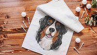 Bernese mountain dog golf towel Christmas gifts for golfers, golf stocking stuffers, golf bag towel dog lover gifts for adults, golfing gear