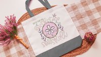 pretty sure my birthstone is a seashell sand dollar tote bag for women, funny beach bags girls trip gifts, coastal gifts for college girls