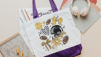 red school football coquette tote bag for teachers, school spirit accessories, trendy school supplies, game day bags for women, cheer gifts