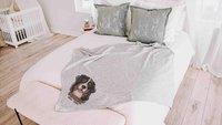 bernese mountain dog blanket personalized in memory of dog blanket for dog lovers, dog sympathy gift with name, loss of dog memorial gift