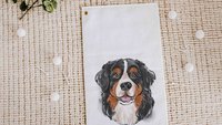 Bernese mountain dog golf towel Christmas gifts for golfers, golf stocking stuffers, golf bag towel dog lover gifts for adults, golfing gear