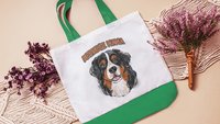 Berner mama tote bag for dog lover, Bernese mountain dog owner gifts for women, cute dog walking bag, Bernese dog mom gifts for her, best
