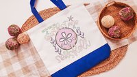 pretty sure my birthstone is a seashell sand dollar tote bag for women, funny beach bags girls trip gifts, coastal gifts for college girls