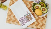 cold brew crew coffee kitchen towels for friends, iced coffee lover coffee bar decor, coffee Christmas gifts for coworkers, coffee gifts for