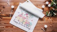 fa la la la mingo funny golf towel Christmas gifts for golfers, flamingo golf girls trip gifts for adult women, cute golf stocking stuffers