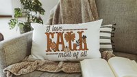 I love fall most of all fall lumbar decorative pillows for couch, fall host gift, autumn pillow covers 12x20, pumpkin season decorations