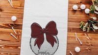 personalized golf coquette golf towels for women, maroon school spirit accessories, cute golf gifts for ladies for golf bags, golf Christmas