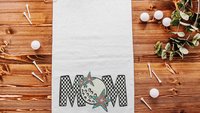 black and white checkered trendy golf towel for cart, golf Mothers day gift for golfers, golf mom gifts, cute golf accessories for women