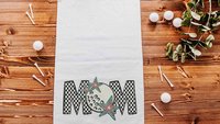 black and white checkered trendy golf towel for cart, golf Mothers day gift for golfers, golf mom gifts, cute golf accessories for women