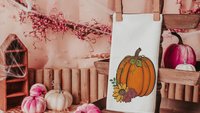 pumpkin harvest plaid pumpkin kitchen towels home essentials, fall housewarming gift for women, pumpkin spice kitchen decor, sunflower gifts
