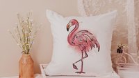 cute flamingo throw pillows for couch pink flamingo hand towels for bathroom beach Christmas gifts for best friend, beach house coastal