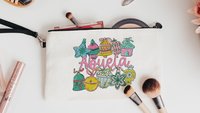 abuela tote bag for travel Christmas gifts from grandchildren, Christmas tote for cruise & makeup bags best sellers, abuela to be gift