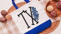 TX eclectic cute Texas tote bag for plant lovers, Texas Christmas gifts for gardeners, Texas state flower bluebonnet bag for gift, new