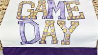 game day tote bag for college, football mom gifts, yellow school spirit bags for teachers, high school football game day gifts, tailgate