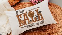 I love fall most of all fall lumbar decorative pillows for couch, fall host gift, autumn pillow covers 12x20, pumpkin season decorations