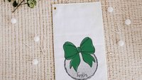 personalized golf coquette golf towel for girls, golf Christmas gifts for golfers, green school spirit golf gifts for ladies for golf bags