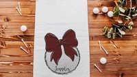 personalized golf coquette golf towels for women, maroon school spirit accessories, cute golf gifts for ladies for golf bags, golf Christmas