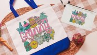 granny tote bag for books, granny Christmas gifts for MIL, cute Christmas tote bags for holding gifts, granny gifts from granddaughter, new