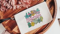 mawmaw est 2026 tote bags for grandma, Mawmaw Christmas gifts for mother in law, pastel Christmas makeup bag for purse, Mawmaw gifts for