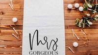 his and hers golf towels mr and mrs gifts, newlywed gifts golf wedding gifts for couple, golf bag accessories for women, bride and groom