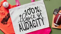 the audacity funny tote bag for women, reusable shopping bag, sarcastic gift for friends, sassy tote bag for summer, best friend birthday