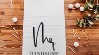 his and hers golf towels mr and mrs gifts, newlywed gifts golf wedding gifts for couple, golf bag accessories for women, bride and groom