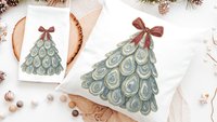 oyster shell Christmas tree ornament handmade, oyster Christmas ornament gift best sellers, trendy Christmas gifts for beach lovers, coastal